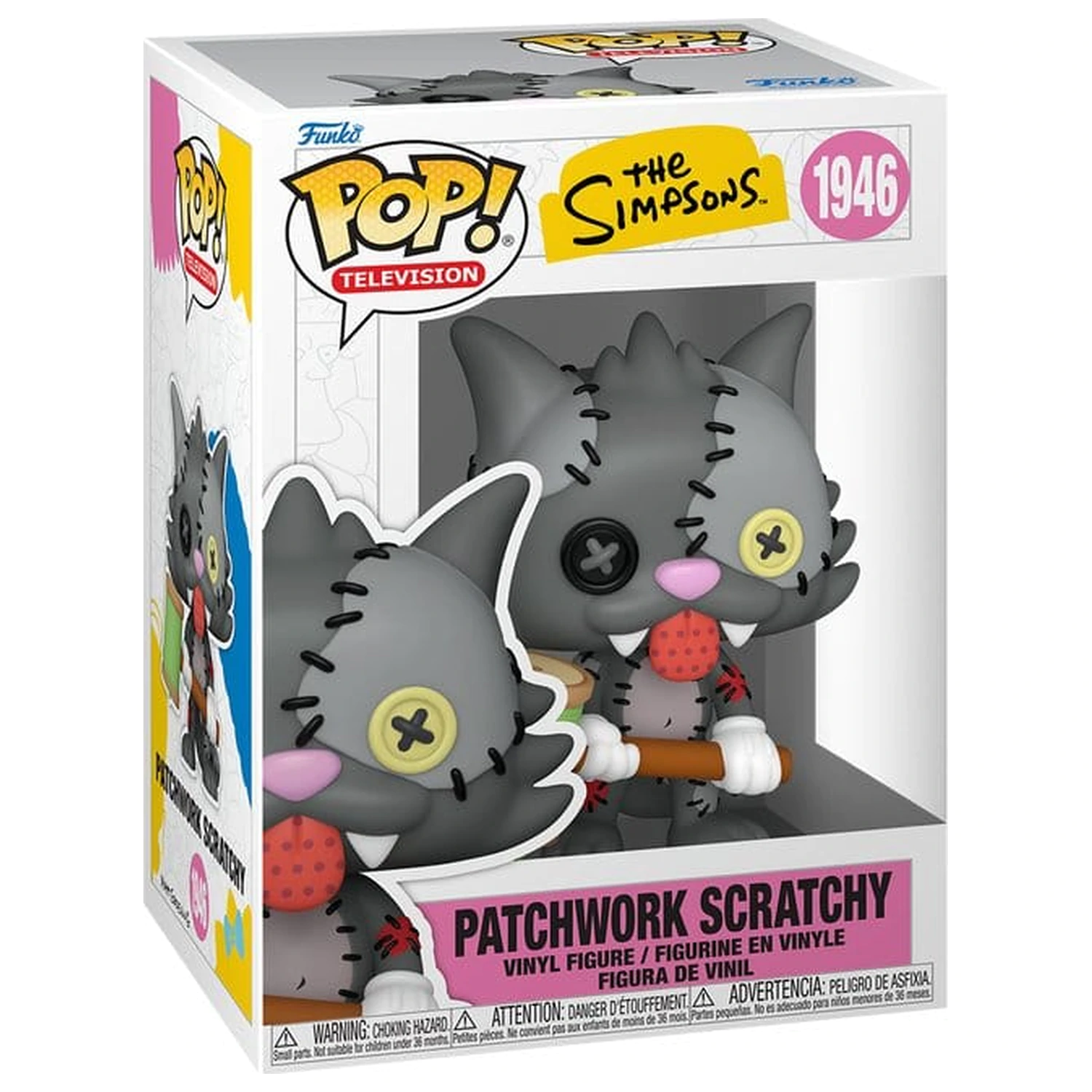 The Simpsons Funko POP! Animation Vinyl figura Scratchy Patchwork 9 cm termékfotó