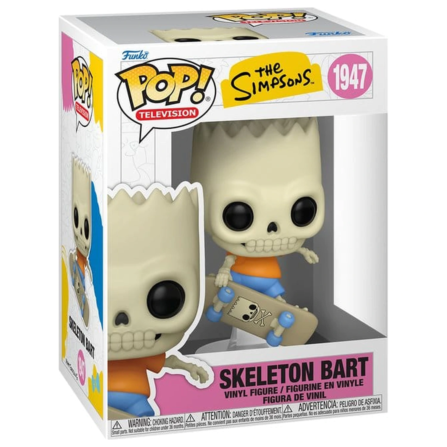 The Simpsons Funko POP! Animation Vinyl figura Skeleton Bart 9 cm termékfotó