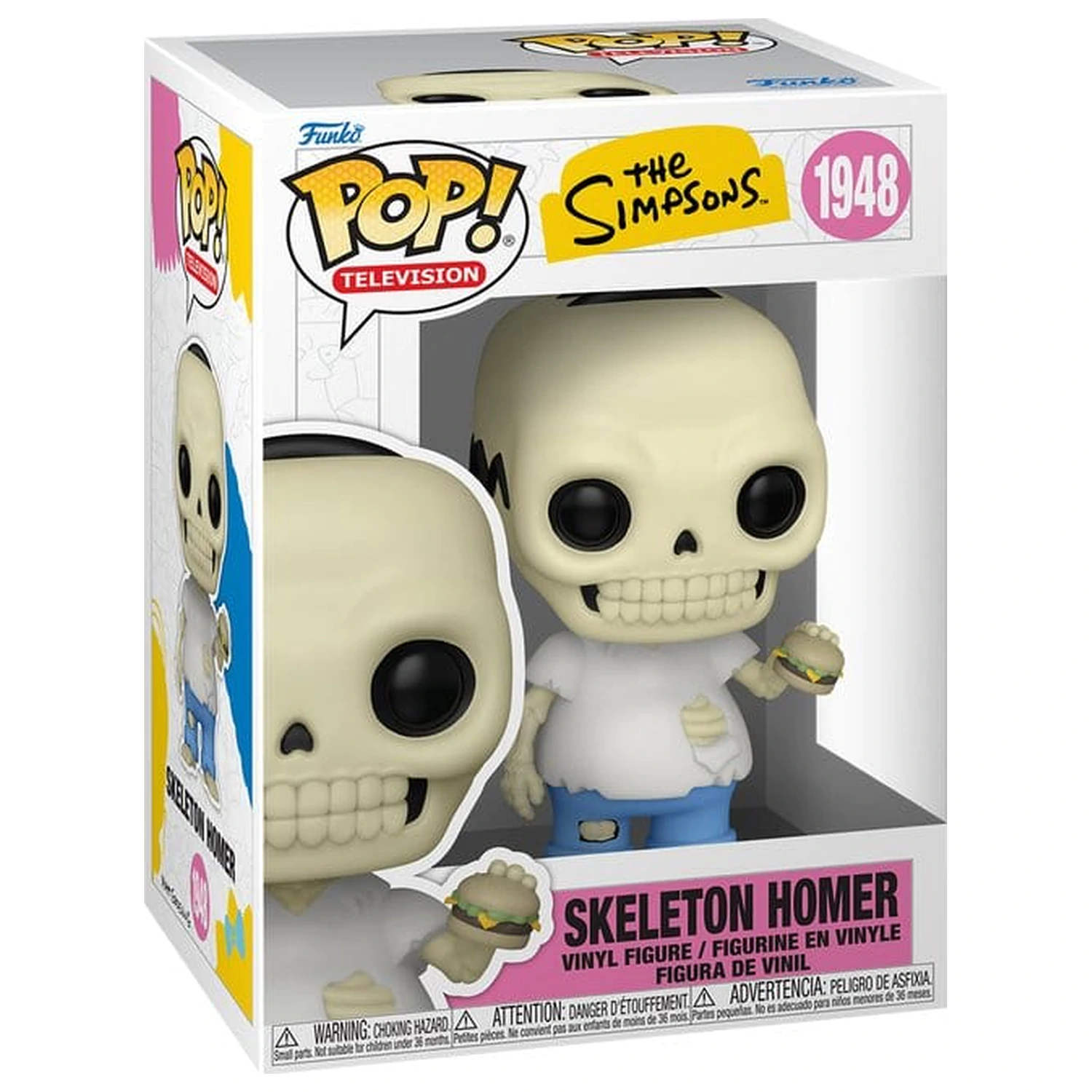 The Simpsons Funko POP! Animation Vinyl figura Skeleton Homer 9 cm termékfotó