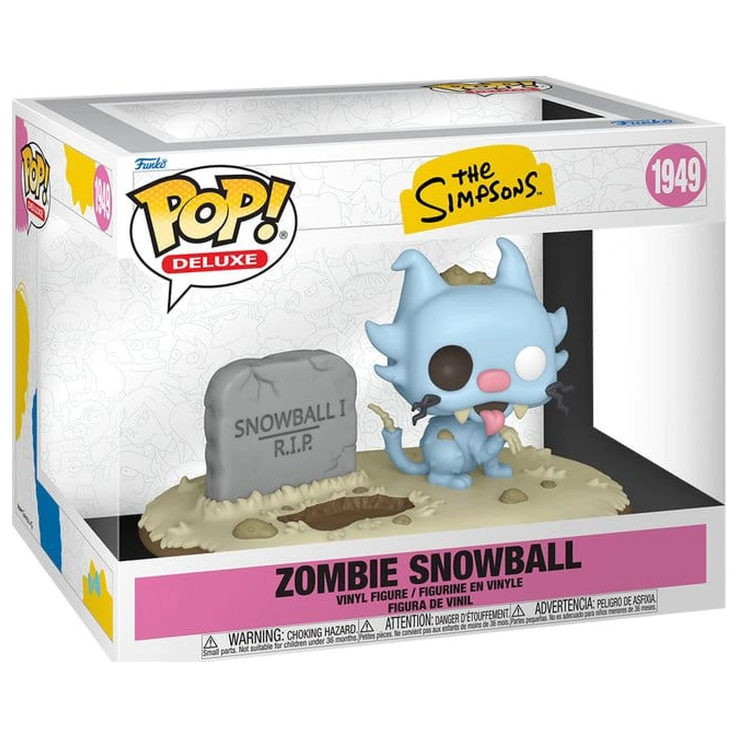 The Simpsons Funko POP! Deluxe Vinyl figura Zombie Snowball  termékfotó