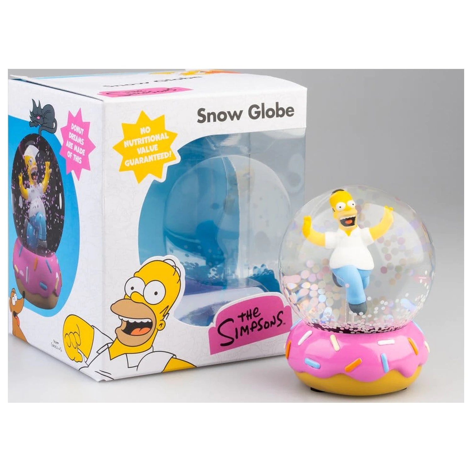 The Simpsons Homer Simpson Donut hógömb 10 cm termékfotó