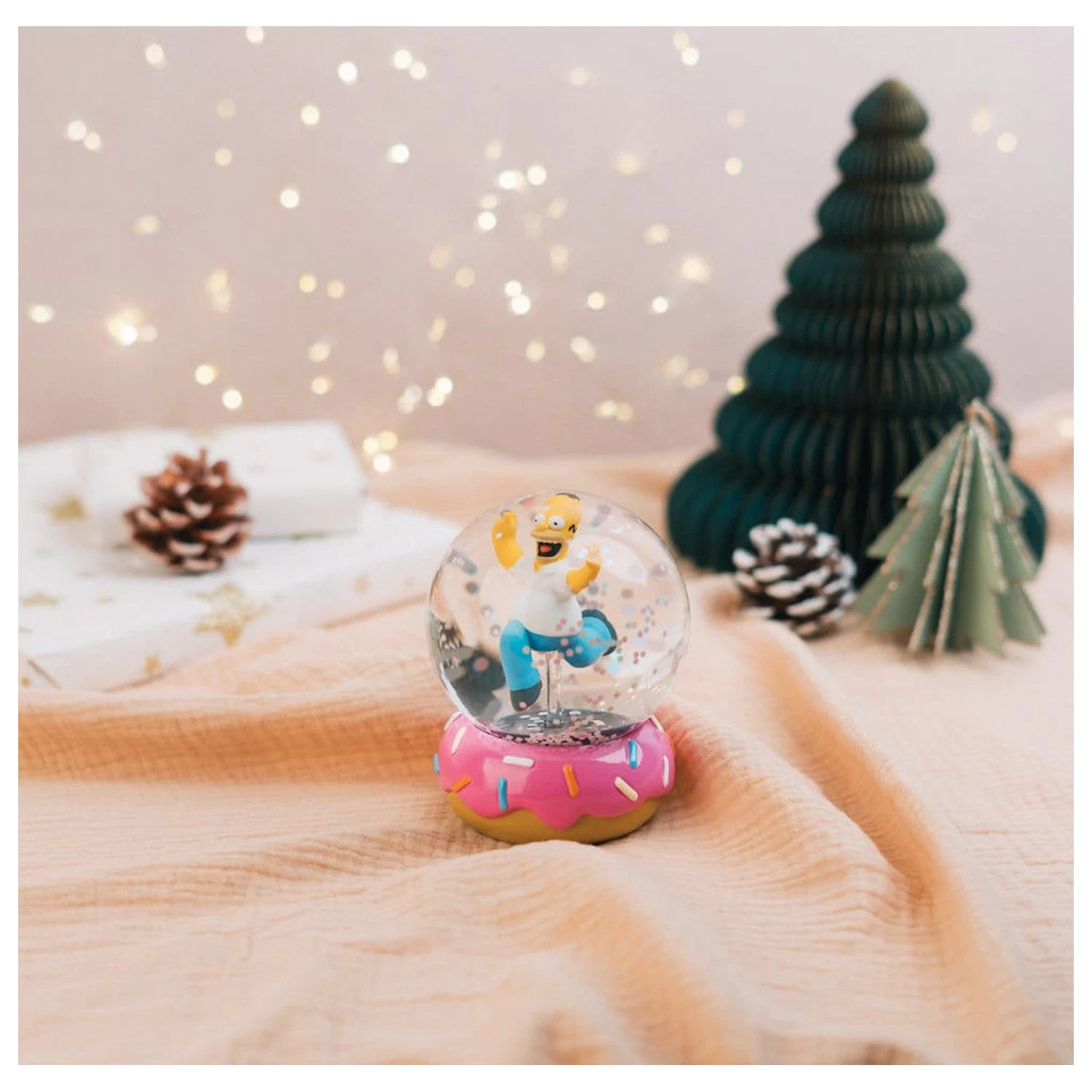 The Simpsons Homer Simpson Donut hógömb 10 cm termékfotó