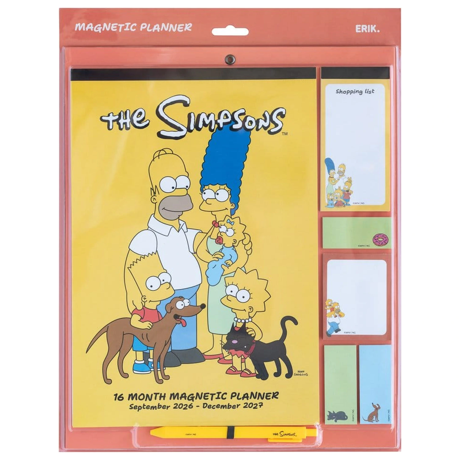 The Simpsons mágneses heti tervező 2026/27 30 x 35 cm termékfotó