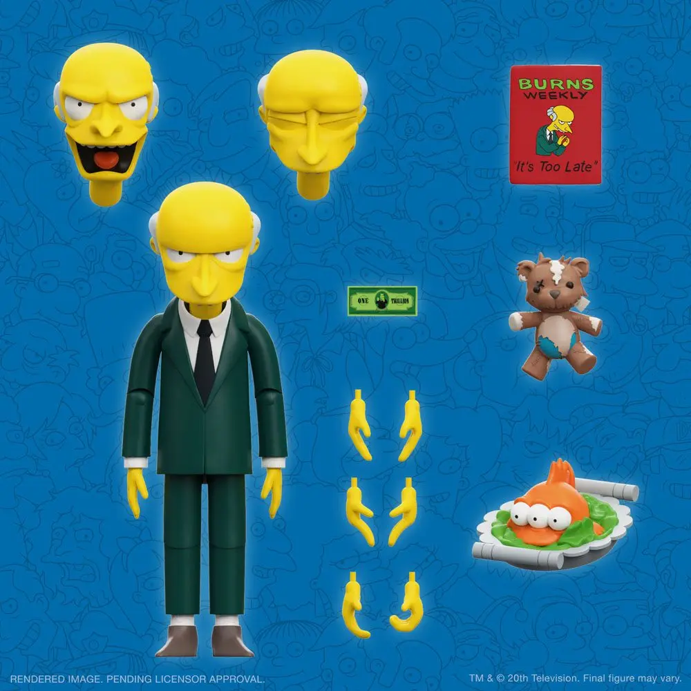 The Simpsons Ultimates C. Montgomery Burns akciófigura 18 cm termékfotó