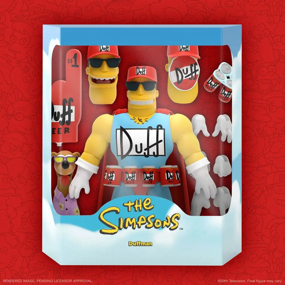 Die Simpsons Ultimates Actionfigur Duffman 18 cm termékfotó