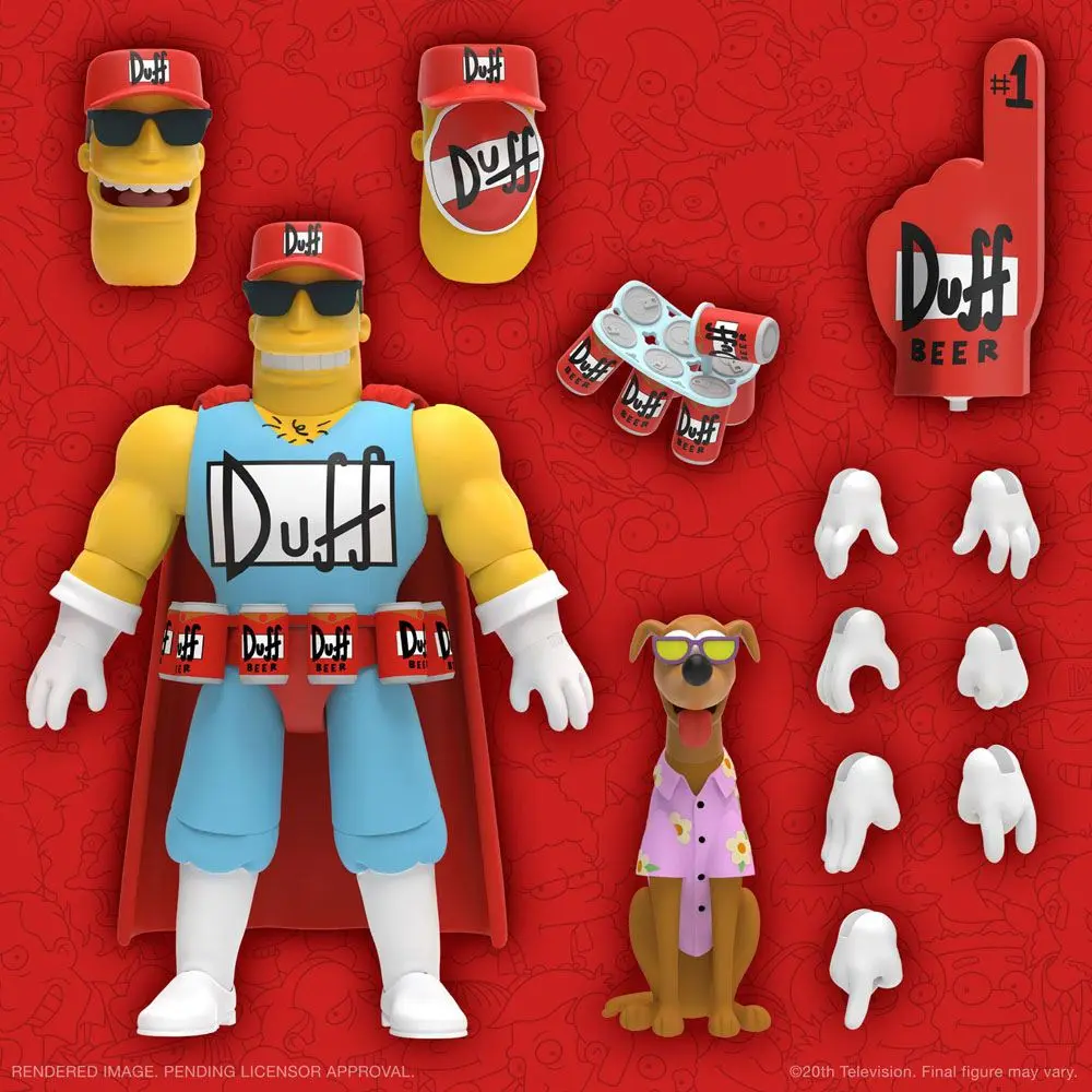 Die Simpsons Ultimates Actionfigur Duffman 18 cm termékfotó