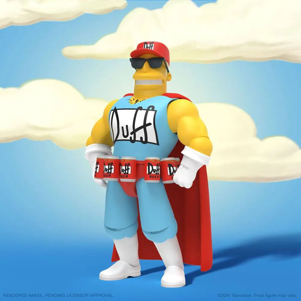 Die Simpsons Ultimates Actionfigur Duffman 18 cm termékfotó