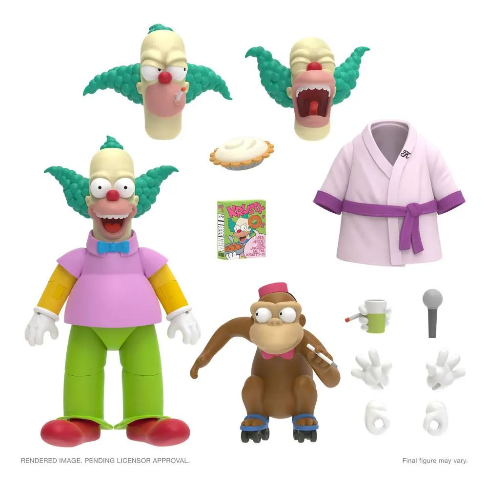 Die Simpsons Ultimates Actionfigur Krusty the Clown 18 cm termékfotó