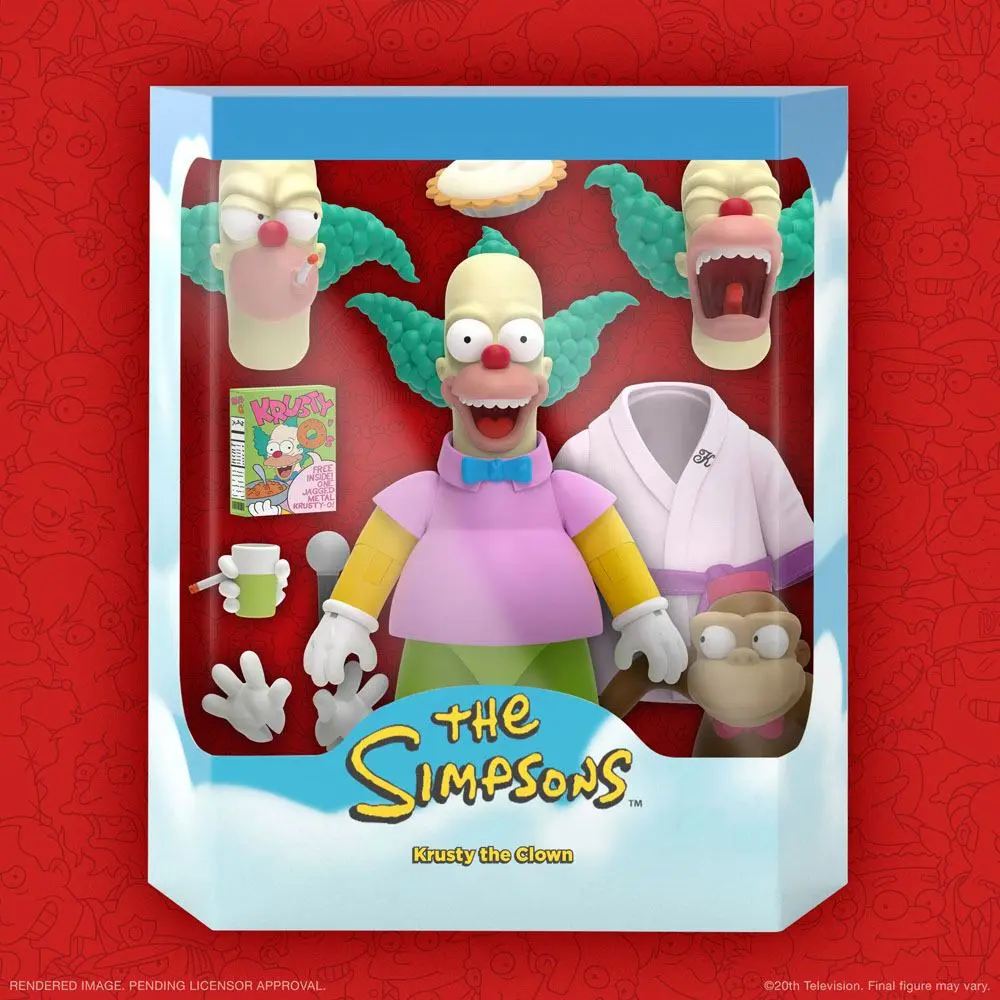 Die Simpsons Ultimates Actionfigur Krusty the Clown 18 cm termékfotó