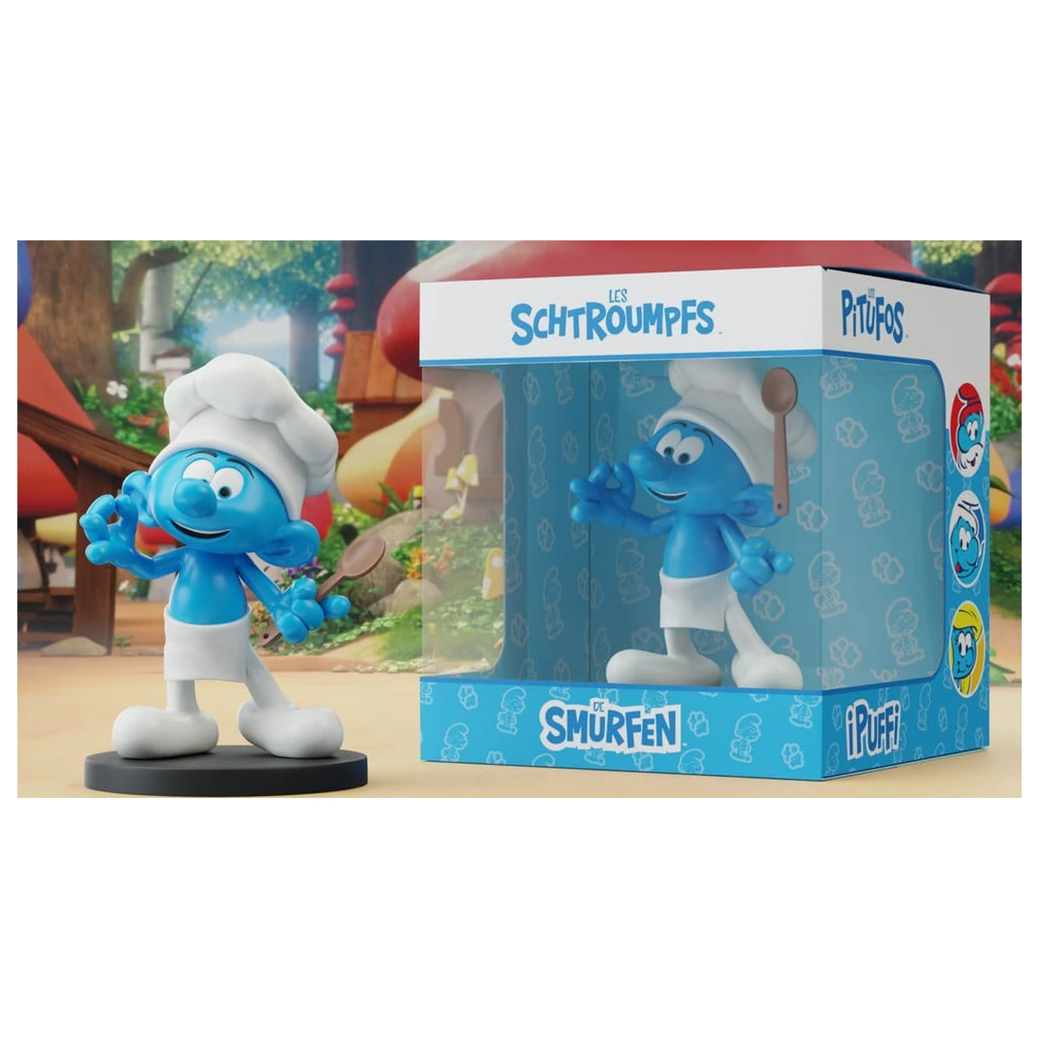 The Smurfs Chef Smurf szobor figura 12 cm termékfotó