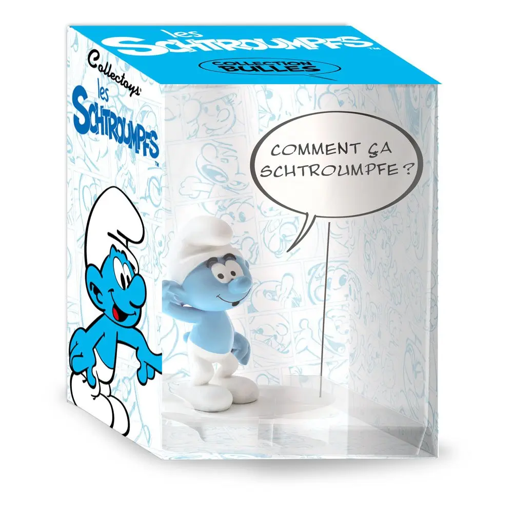 The Smurfs Collectoys Comics Speech Smurf szobor figura 22 cm Francia felirat termékfotó