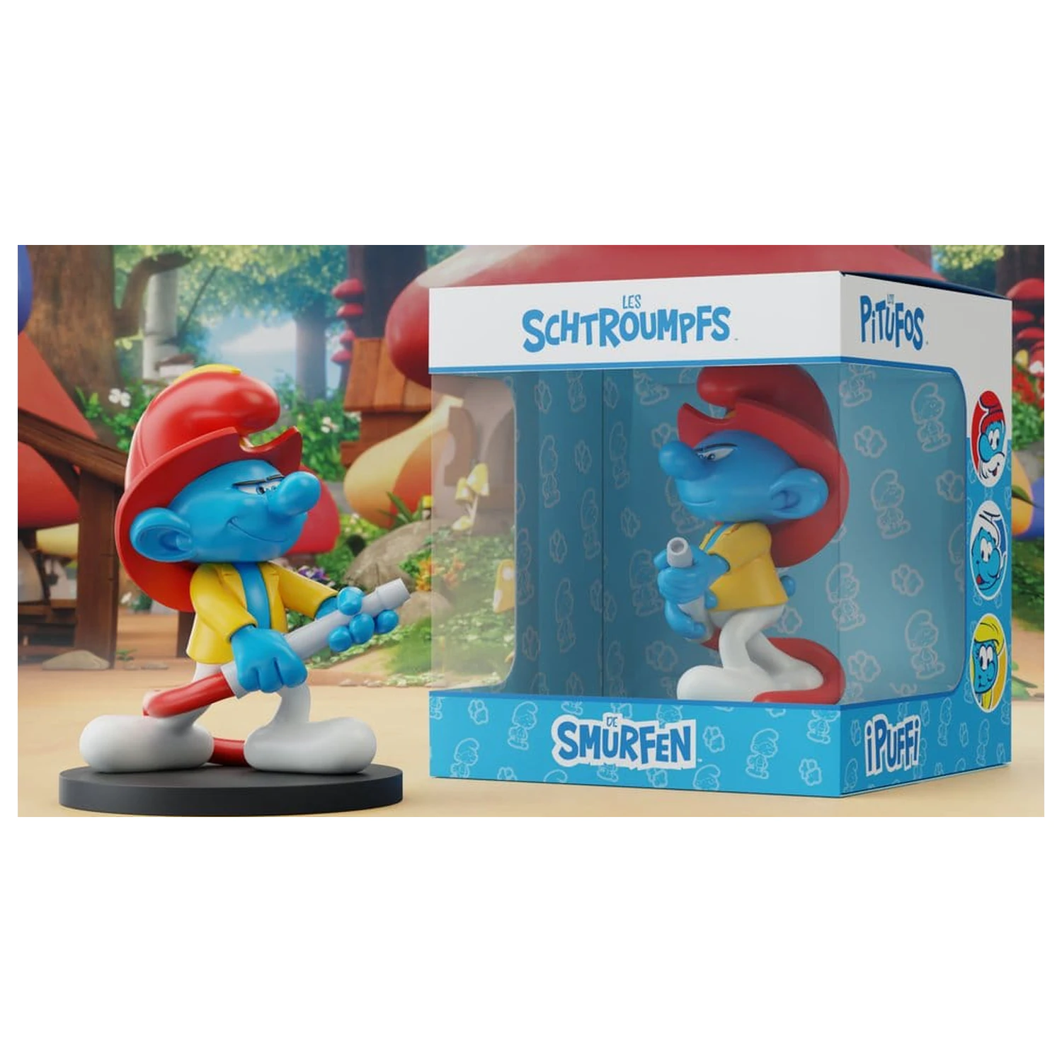 The Smurfs Fireman Smurf szobor figura 12 cm termékfotó