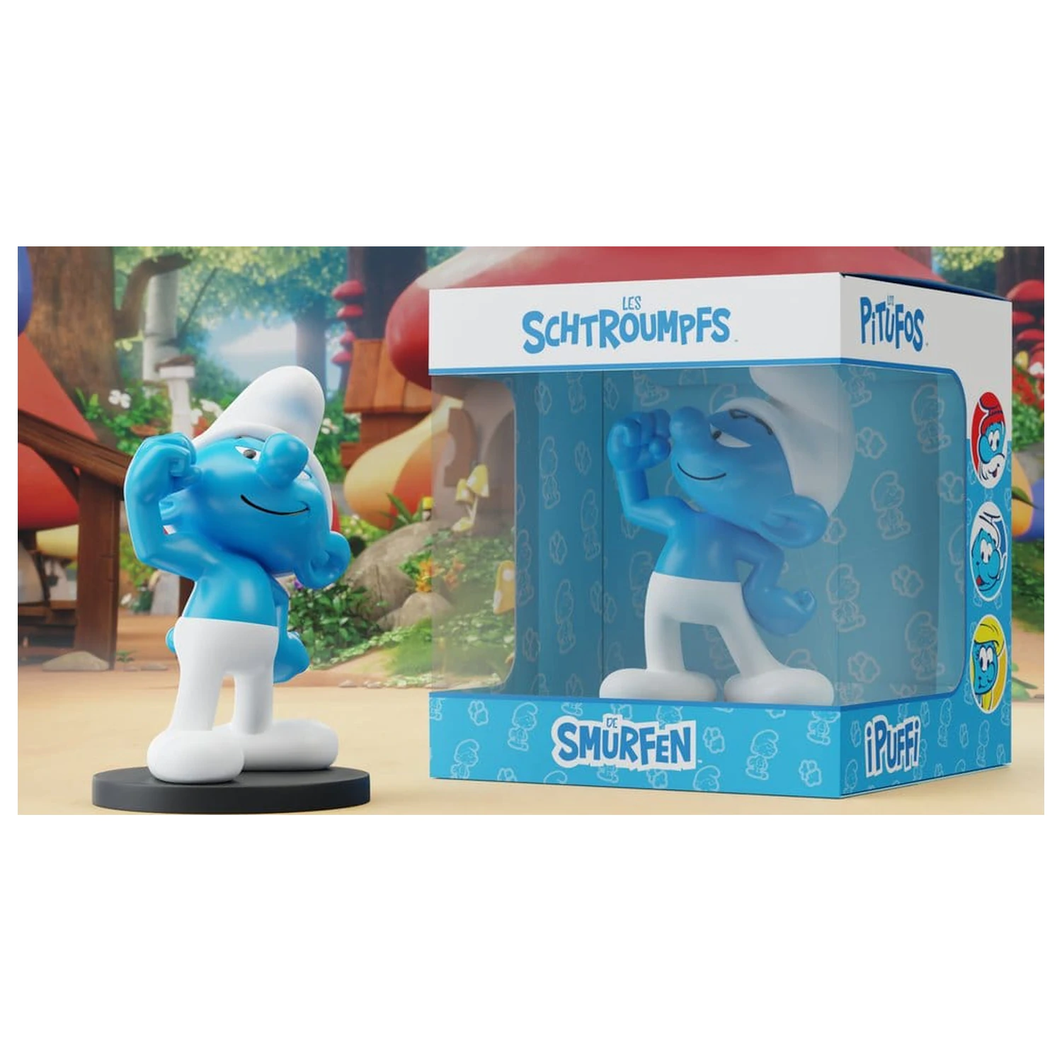 The Smurfs Hefty Smurf szobor figura 11 cm termékfotó