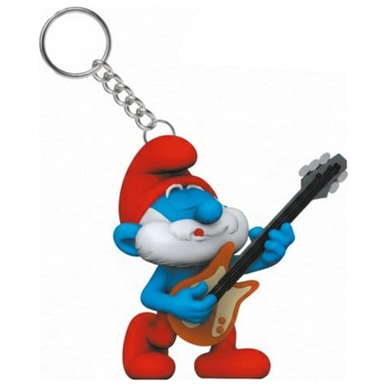 The Smurfs Papa Smurf with Guitar kulcstartó  termékfotó