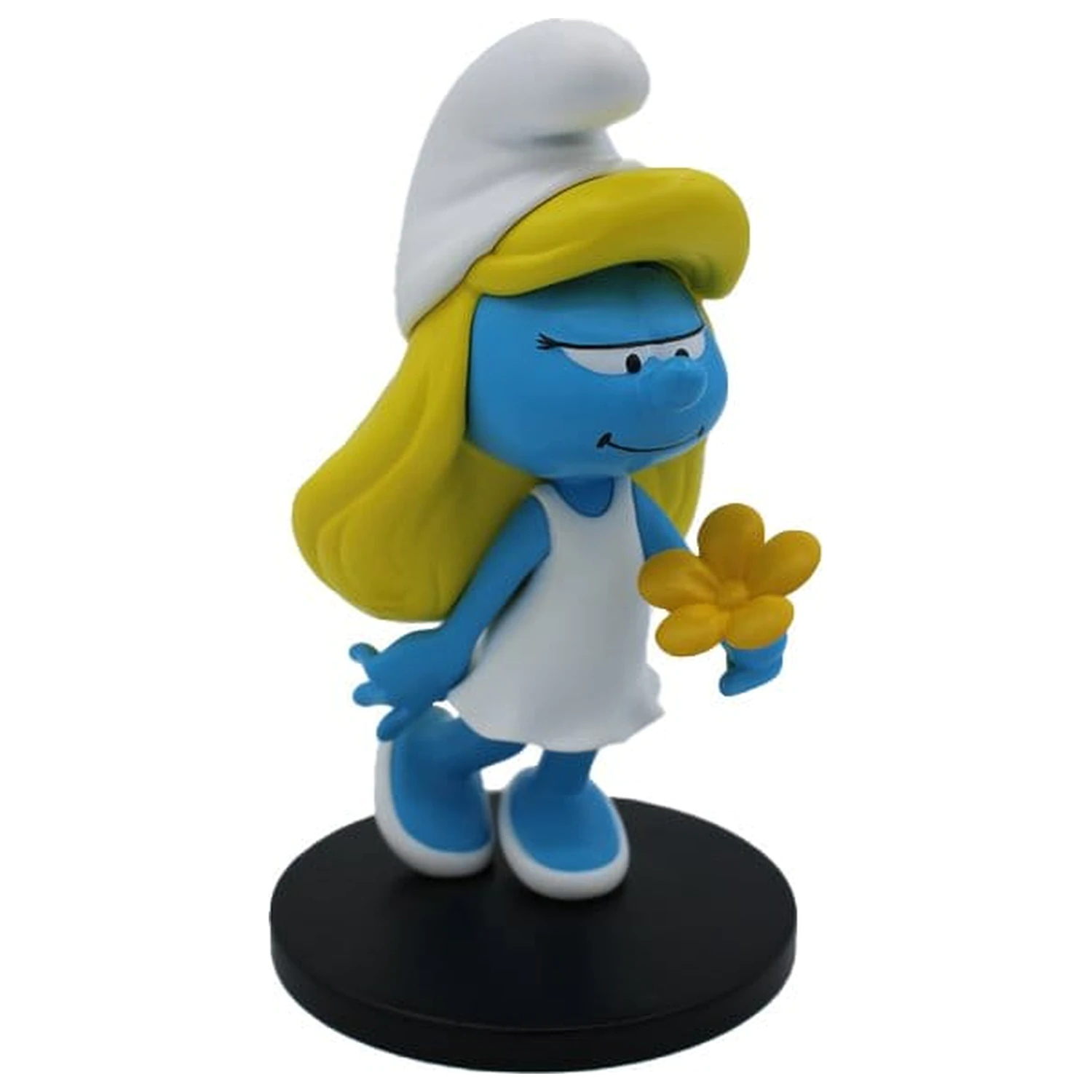 The Smurfs Smurfette with Flower szobor figura 12 cm termékfotó