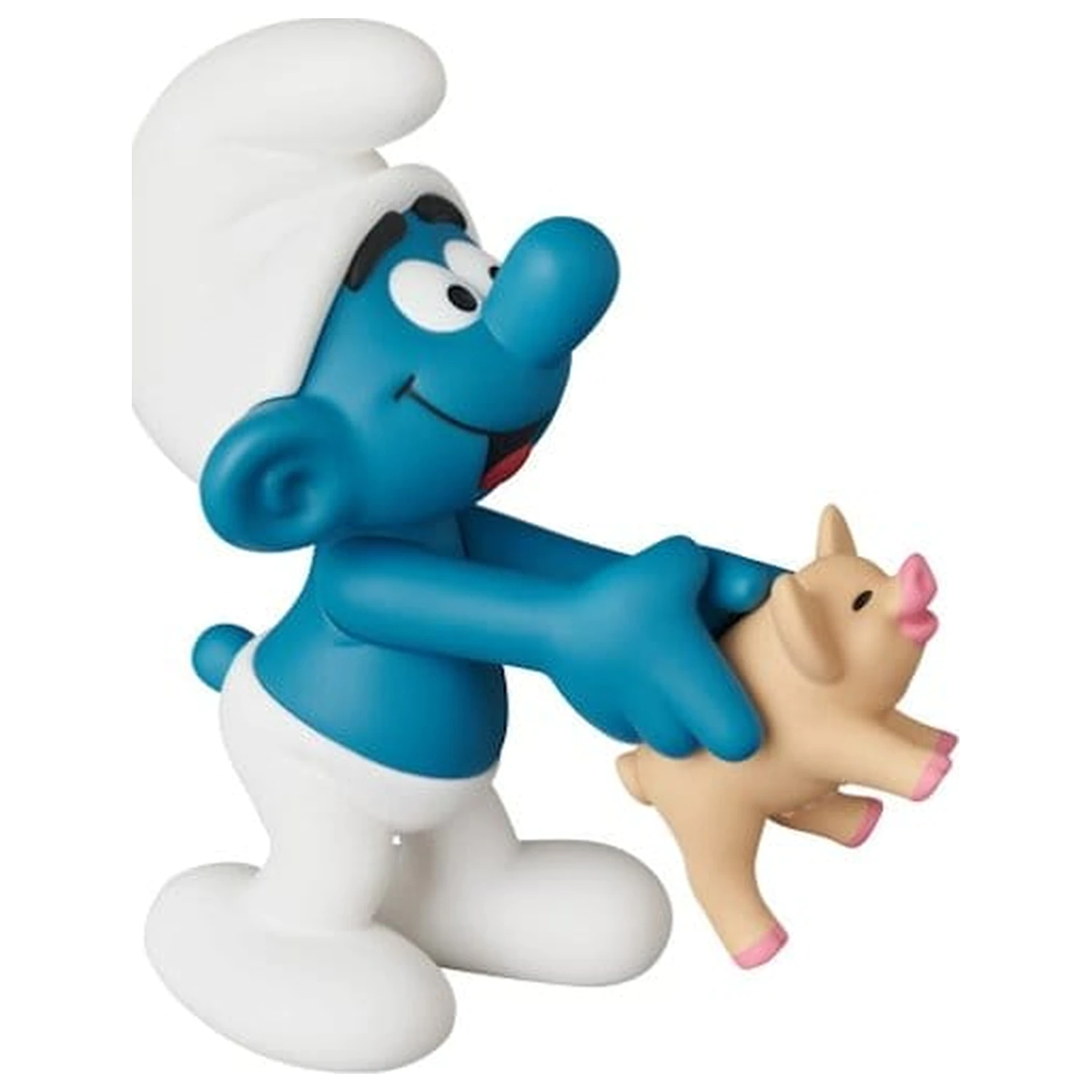 The Smurfs UDF Mini figura Smurf with Pig 8 cm termékfotó
