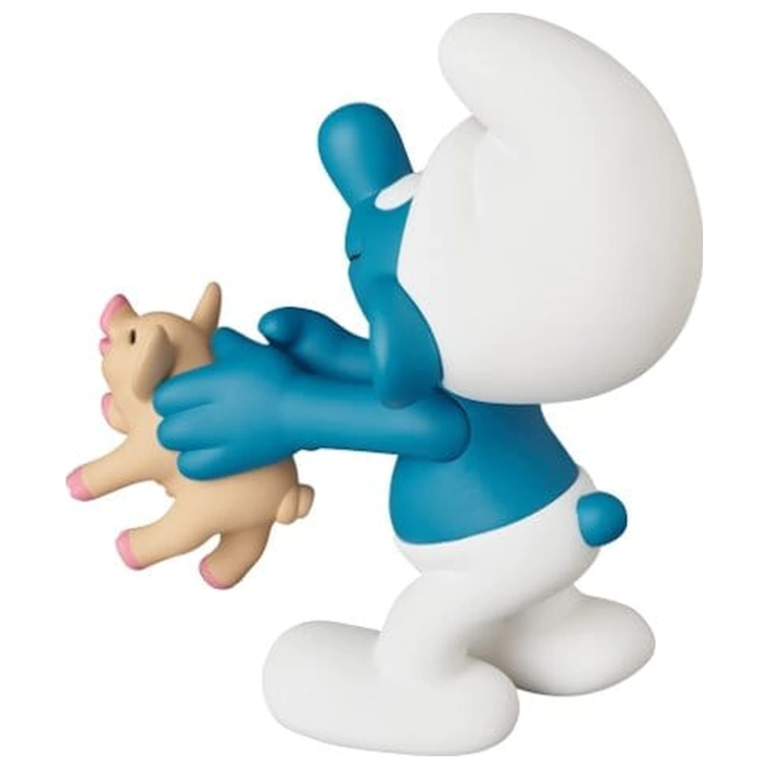 The Smurfs UDF Mini figura Smurf with Pig 8 cm termékfotó