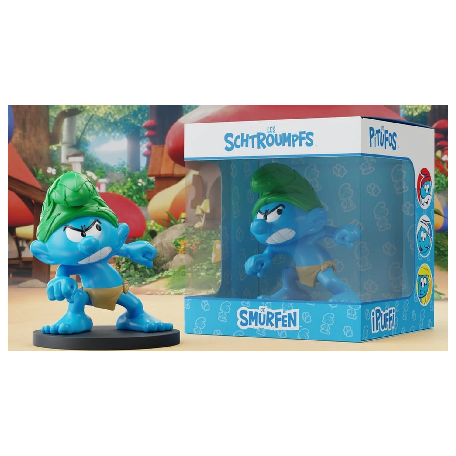 The Smurfs Wild Smurf szobor figura 10 cm termékfotó