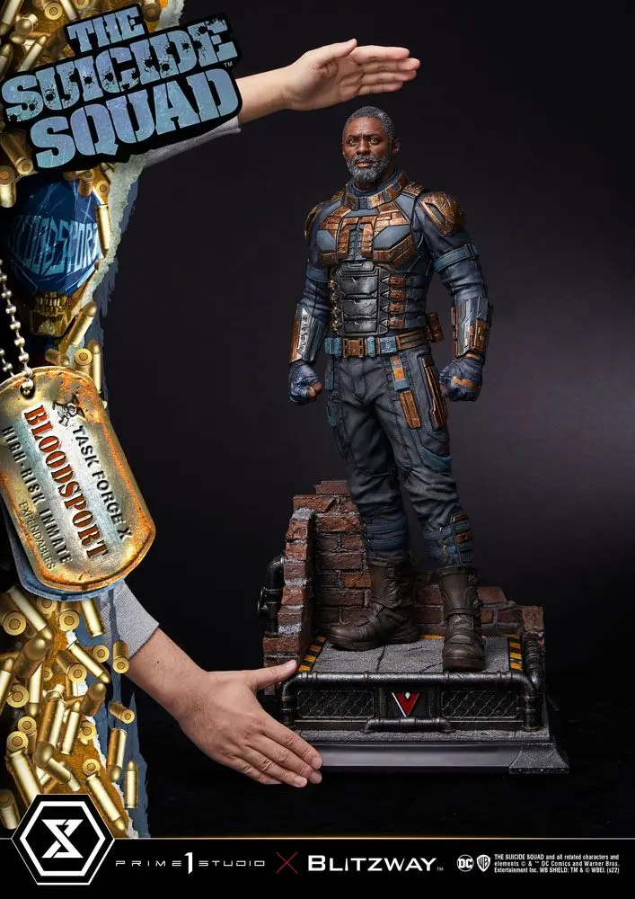 The Suicide Squad 1/3 Bloodsport Bonus Version szobor figura 71 cm termékfotó