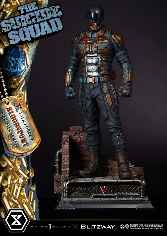 The Suicide Squad 1/3 Bloodsport Bonus Version szobor figura 71 cm termékfotó
