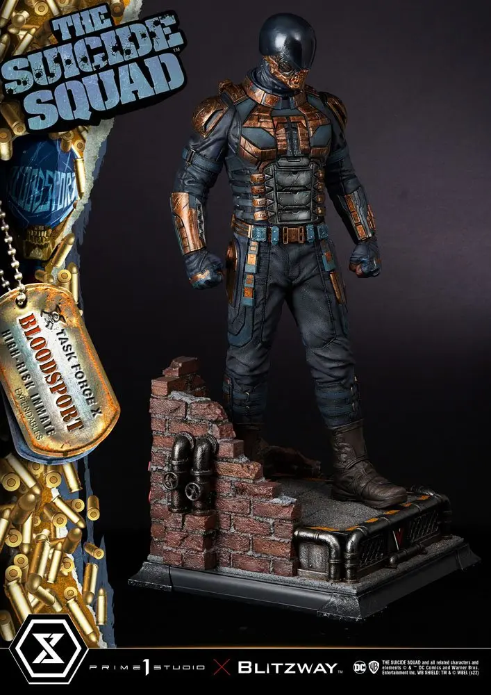 The Suicide Squad 1/3 Bloodsport Bonus Version szobor figura 71 cm termékfotó