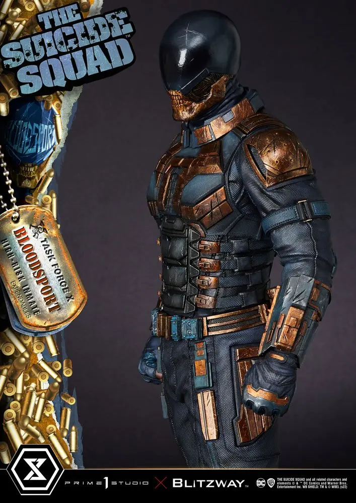 The Suicide Squad 1/3 Bloodsport Bonus Version szobor figura 71 cm termékfotó