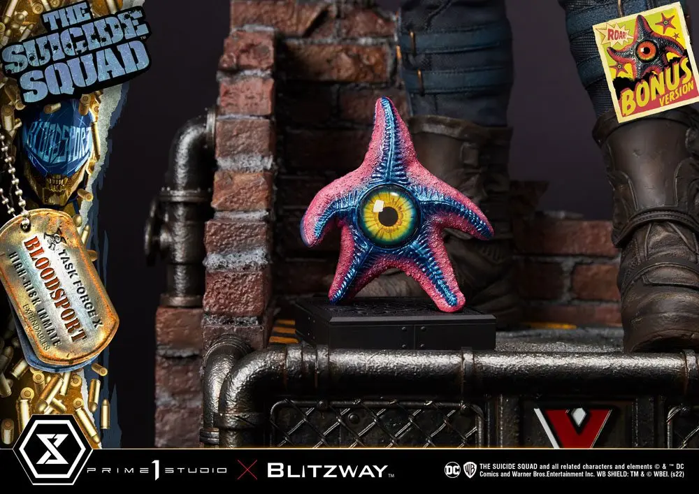 The Suicide Squad 1/3 Bloodsport Bonus Version szobor figura 71 cm termékfotó