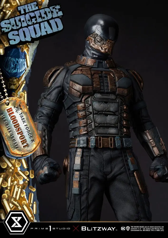 The Suicide Squad 1/3 Bloodsport Bonus Version szobor figura 71 cm termékfotó