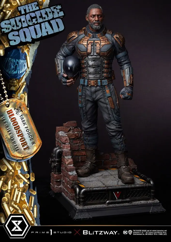 The Suicide Squad 1/3 Bloodsport Bonus Version szobor figura 71 cm termékfotó