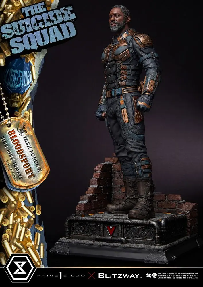 The Suicide Squad 1/3 Bloodsport Bonus Version szobor figura 71 cm termékfotó