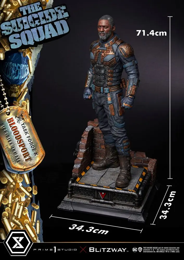 The Suicide Squad 1/3 Bloodsport Bonus Version szobor figura 71 cm termékfotó
