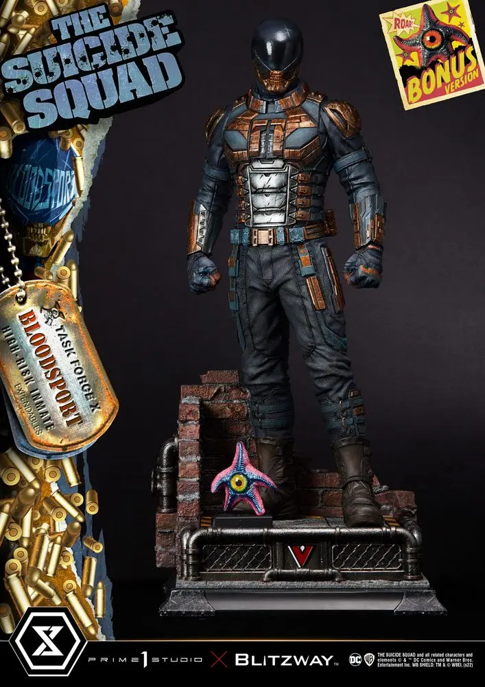 The Suicide Squad 1/3 Bloodsport Bonus Version szobor figura 71 cm termékfotó