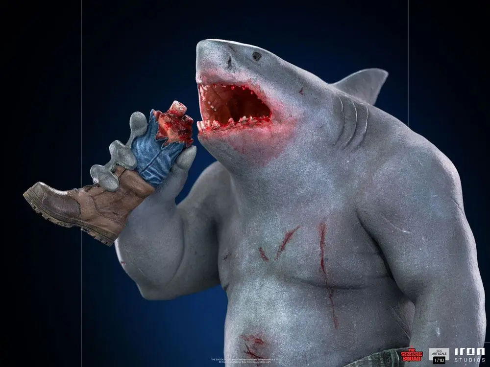 The Suicide Squad BDS Art Scale 1/10 King Shark szobor figura 23 cm termékfotó