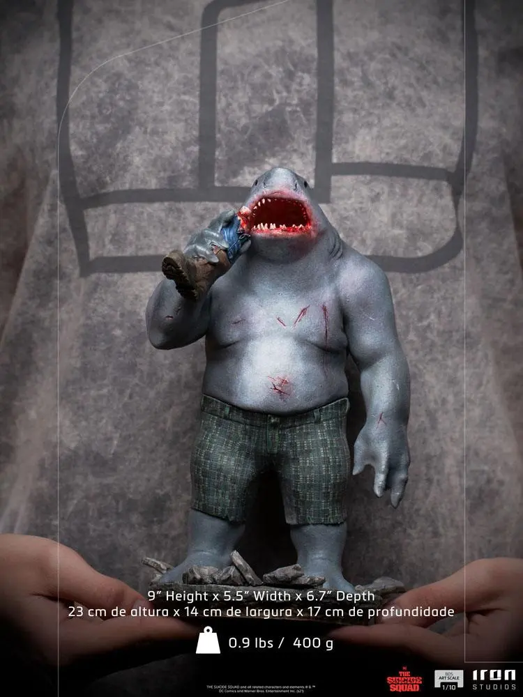 The Suicide Squad BDS Art Scale 1/10 King Shark szobor figura 23 cm termékfotó