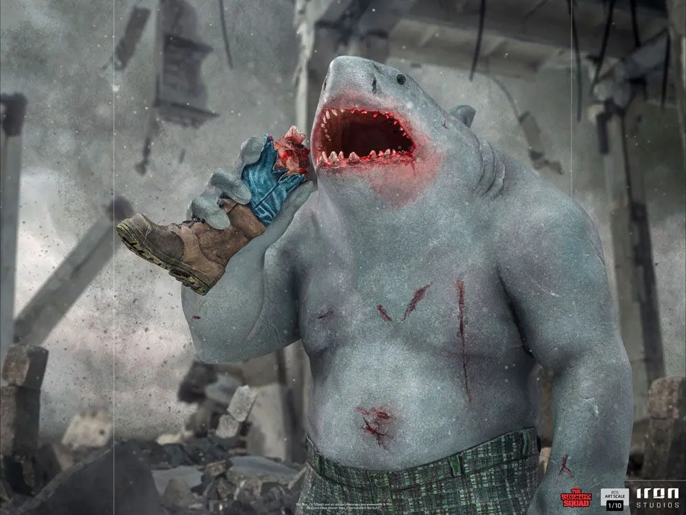 The Suicide Squad BDS Art Scale 1/10 King Shark szobor figura 23 cm termékfotó