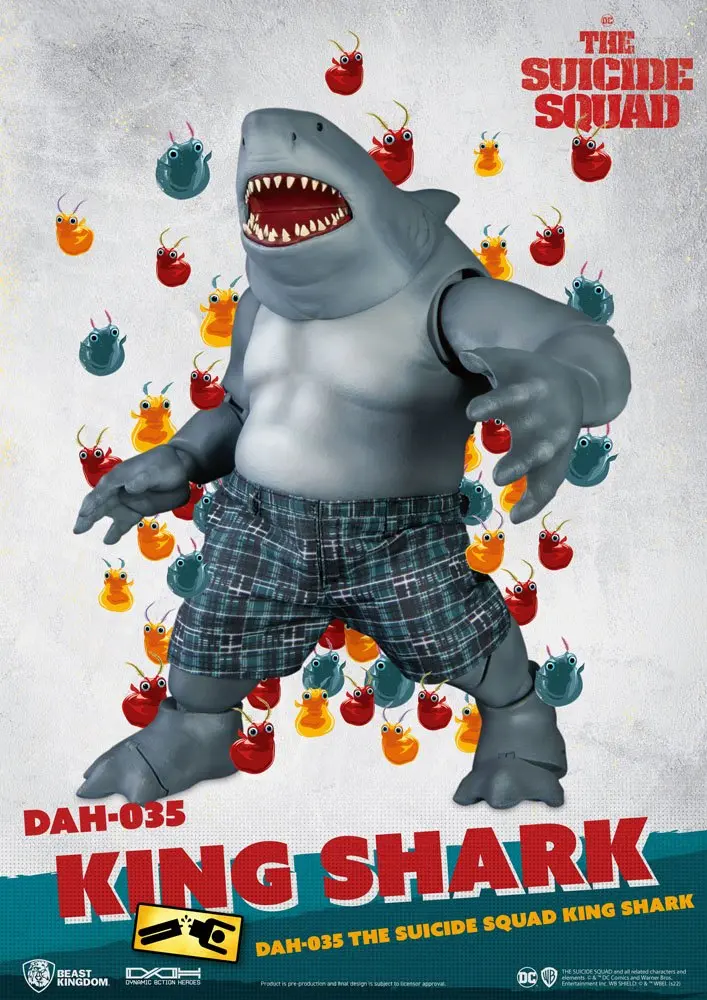 The Suicide Squad Dynamic 8ction Heroes 1/9 King Shark akciófigura 21 cm termékfotó