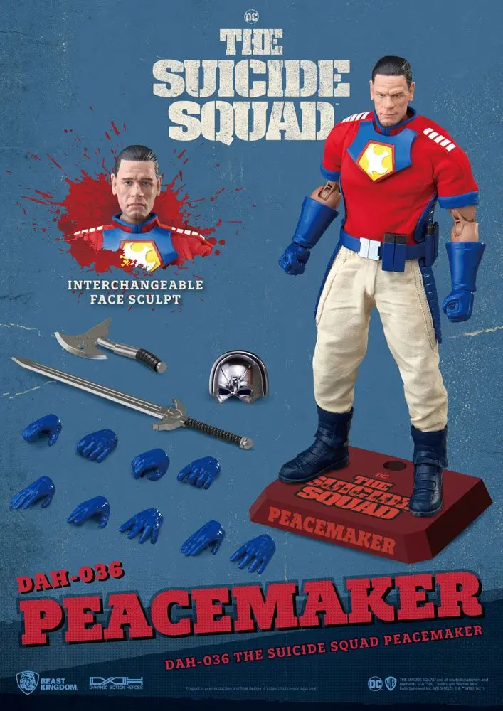 The Suicide Squad Dynamic 8ction Heroes 1/9 Peacemaker akciófigura 20 cm termékfotó