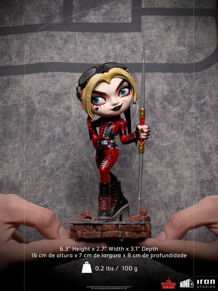 The Suicide Squad Mini Co. Deluxe  Harley Quinn PVC figura 16 cm termékfotó