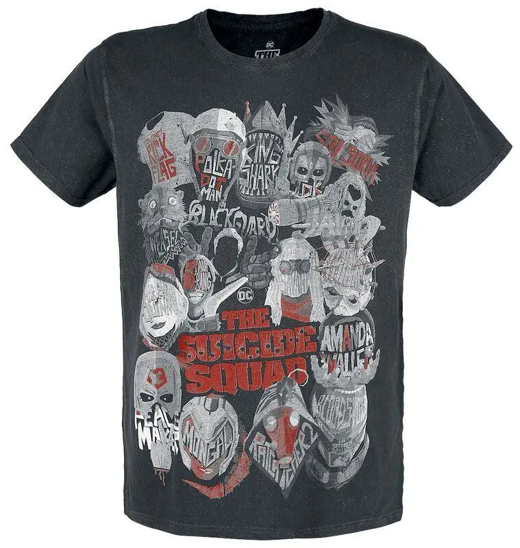 The Suicide Squad póló Mask Poster termékfotó