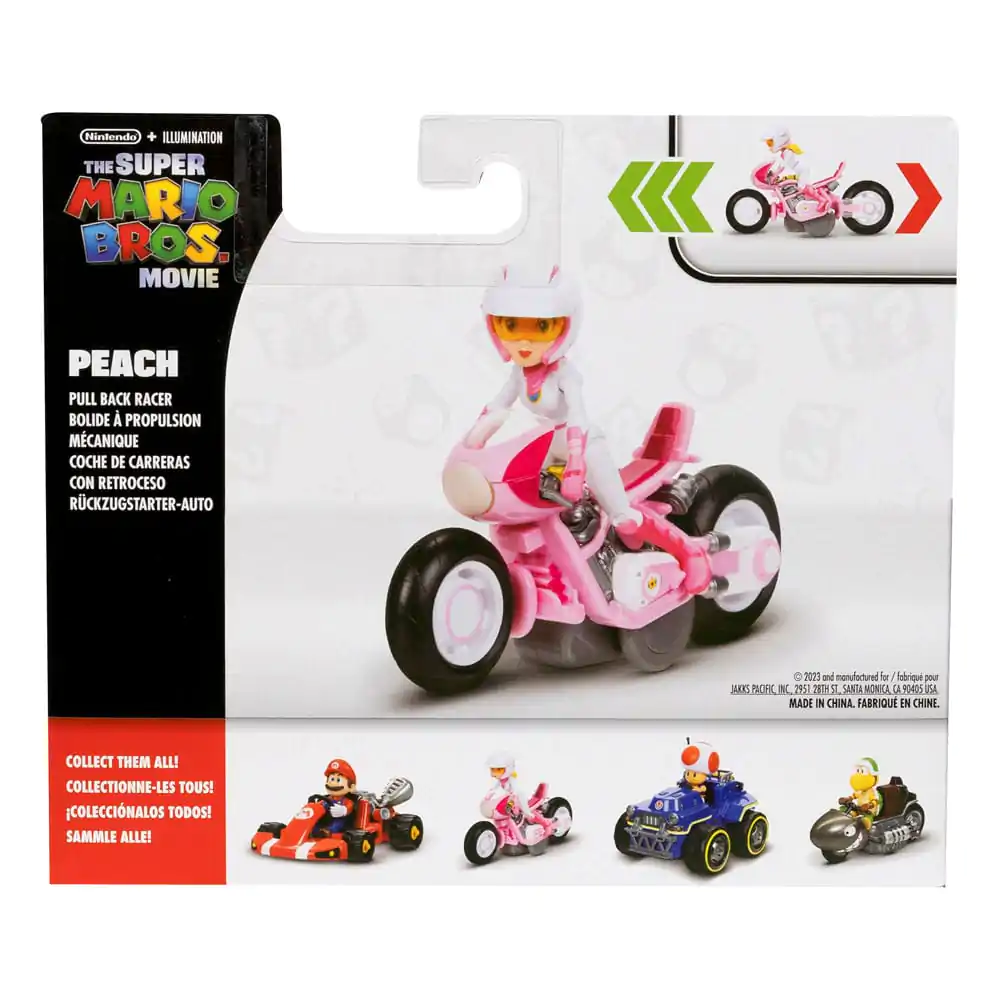 The Super Mario Bros. Movie Peach with Racer akciófigura 13 cm termékfotó