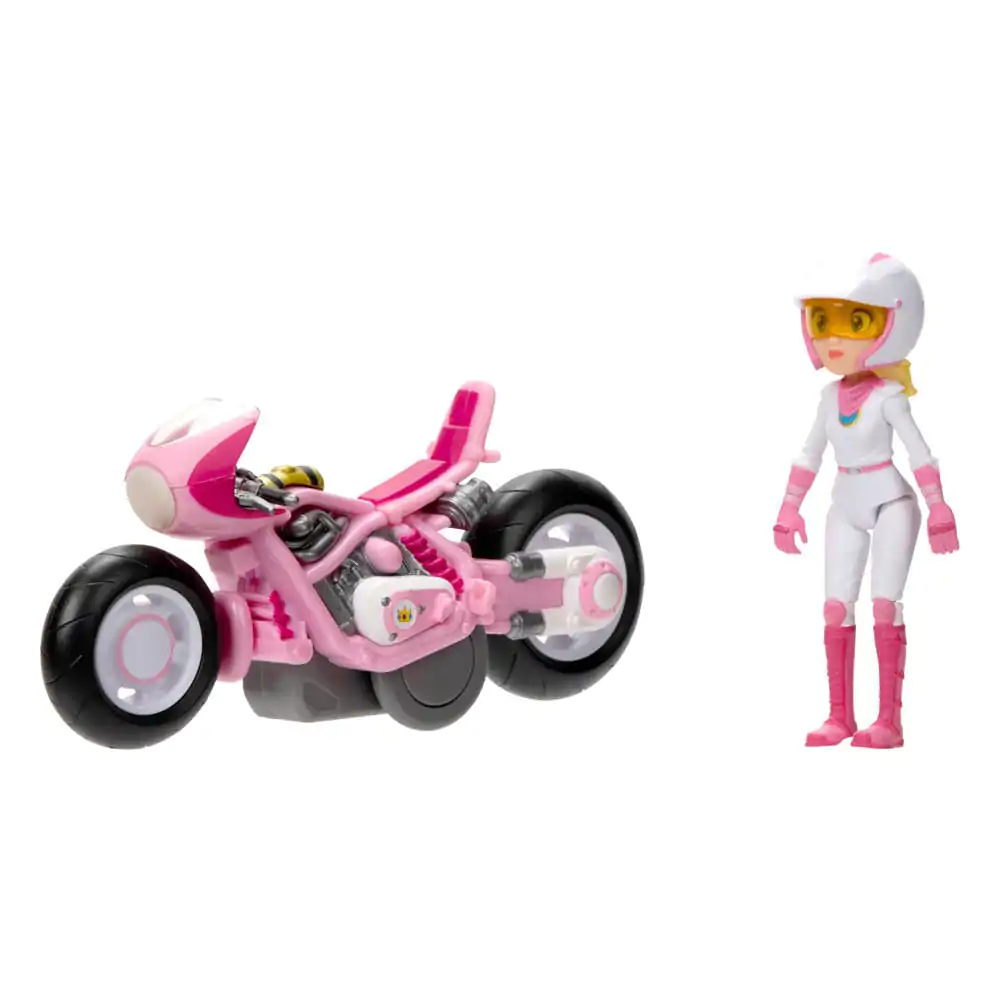 The Super Mario Bros. Movie Peach with Racer akciófigura 13 cm termékfotó