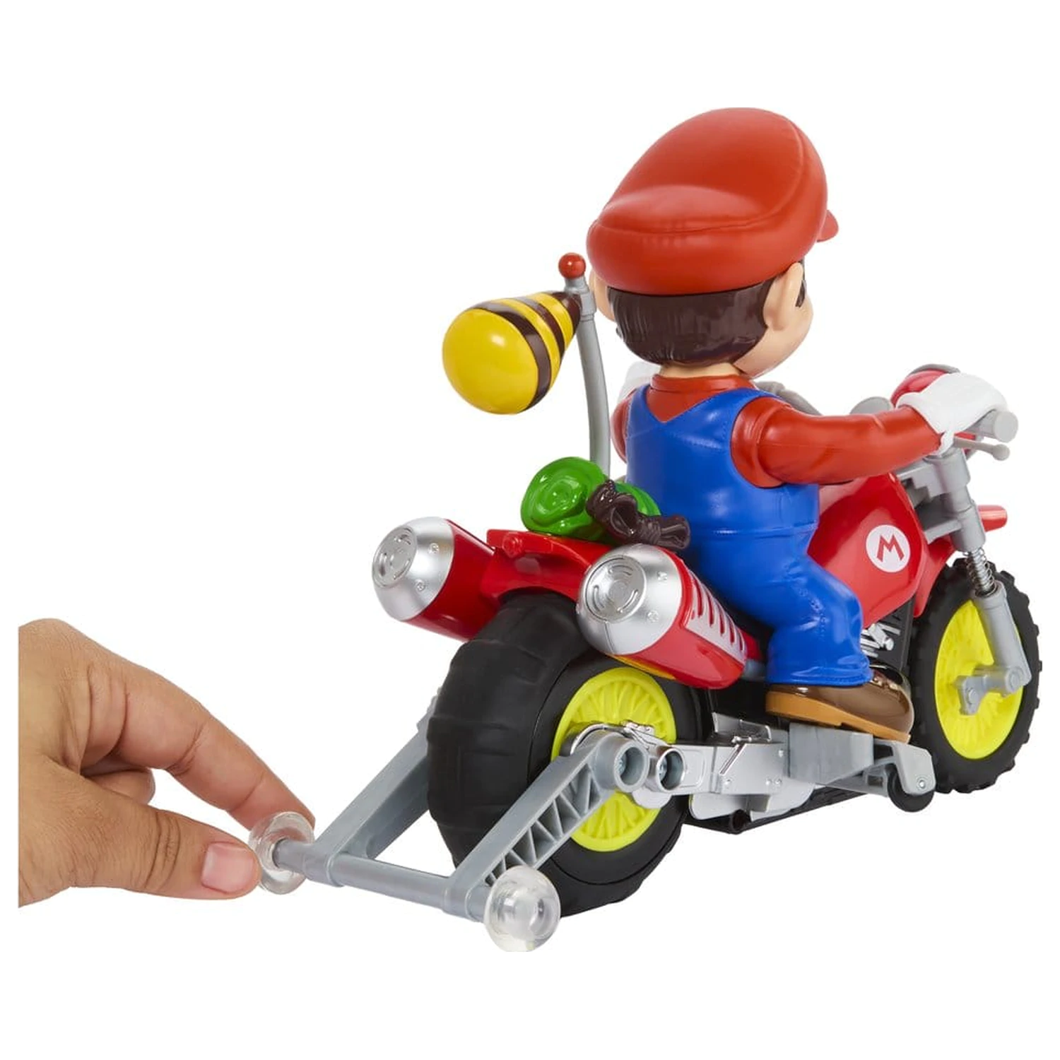 The Super Mario Galaxy Movie Hot Wheels Mario Wheelie Motocross távirányítós jármű termékfotó