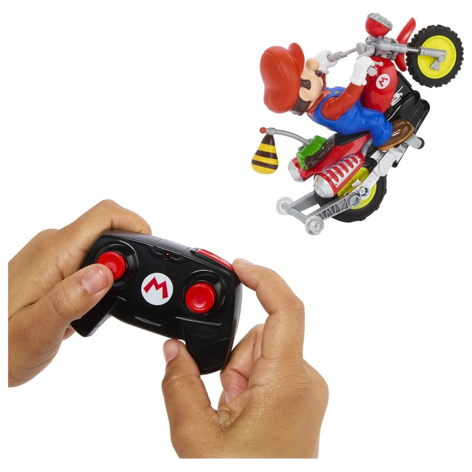 The Super Mario Galaxy Movie Hot Wheels Mario Wheelie Motocross távirányítós jármű termékfotó