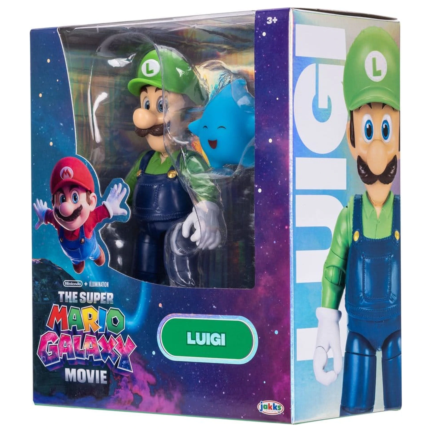 The Super Mario Galaxy Movie Luigi akciófigura 13 cm termékfotó