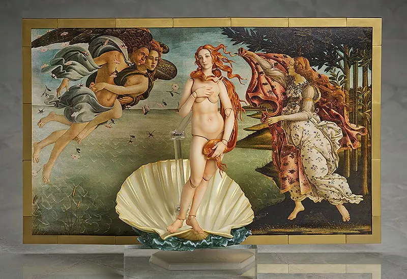 The Table Museum Figma The Birth of Venus by Botticelli akciófigura 15 cm termékfotó