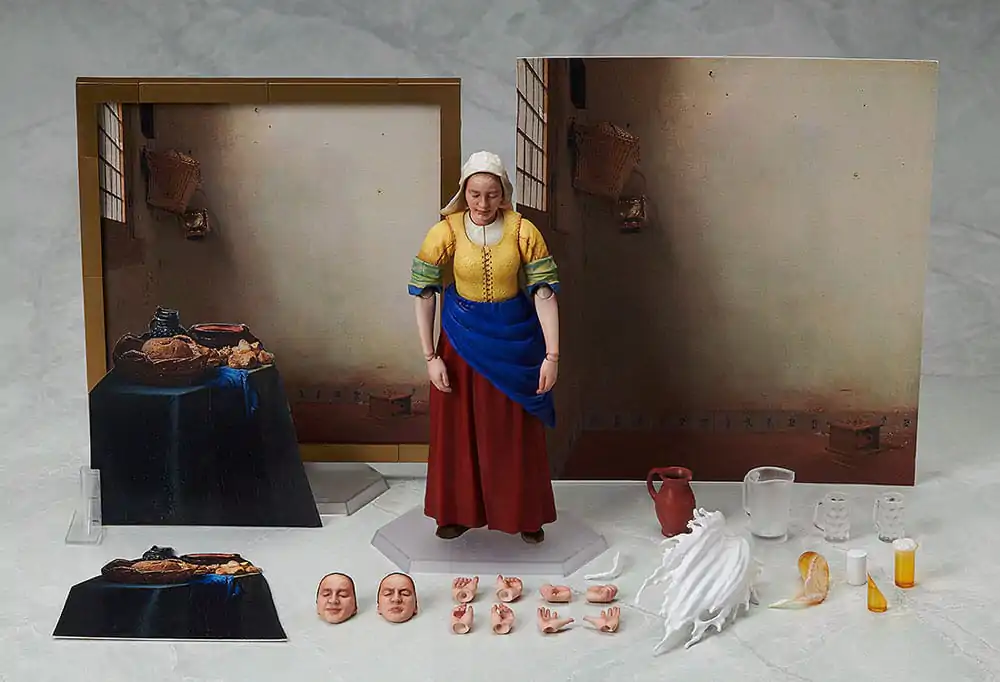 The Table Museum Figma The Milkmaid by Vermeer akciófigura 14 cm termékfotó