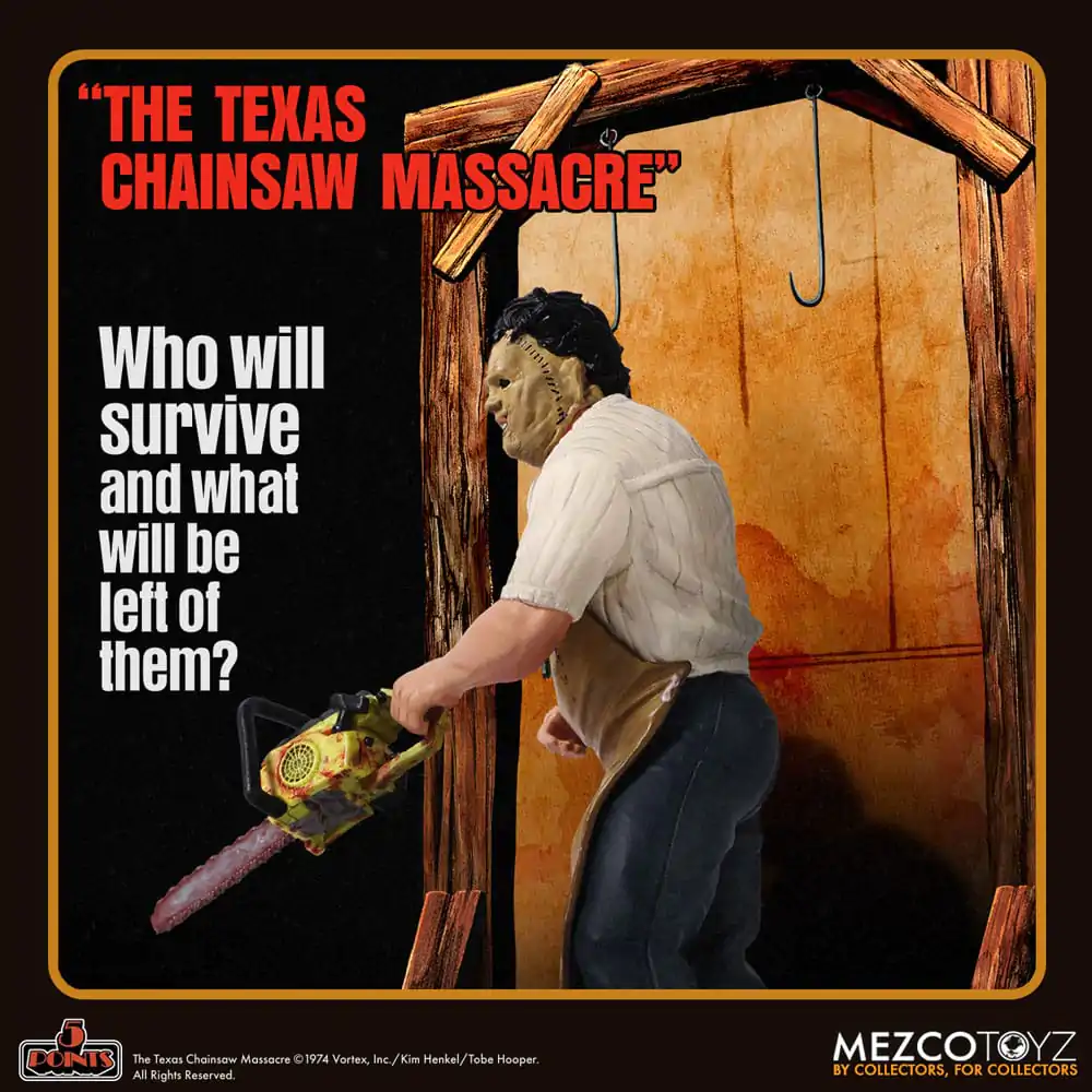 The Texas Chain Saw Massacre (1974) 5 Points akciófigura Leatherface 10 cm termékfotó