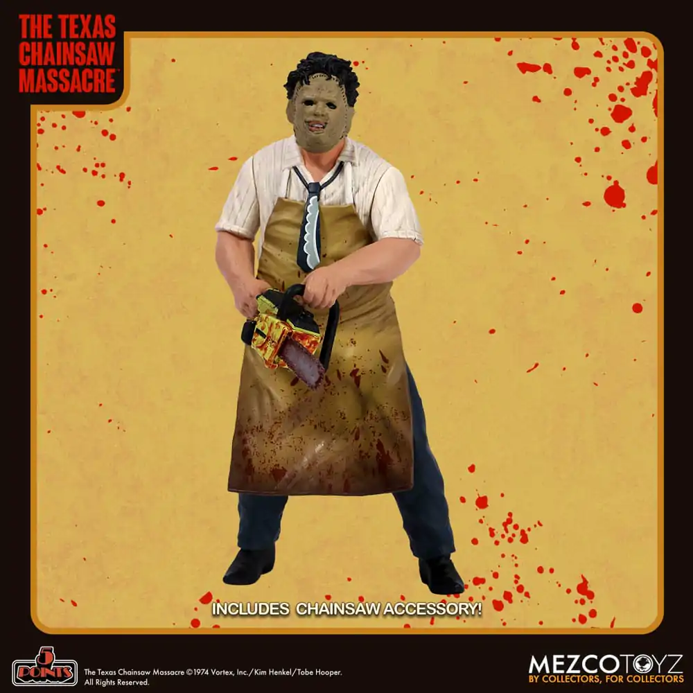 The Texas Chain Saw Massacre (1974) 5 Points akciófigura Leatherface 10 cm termékfotó