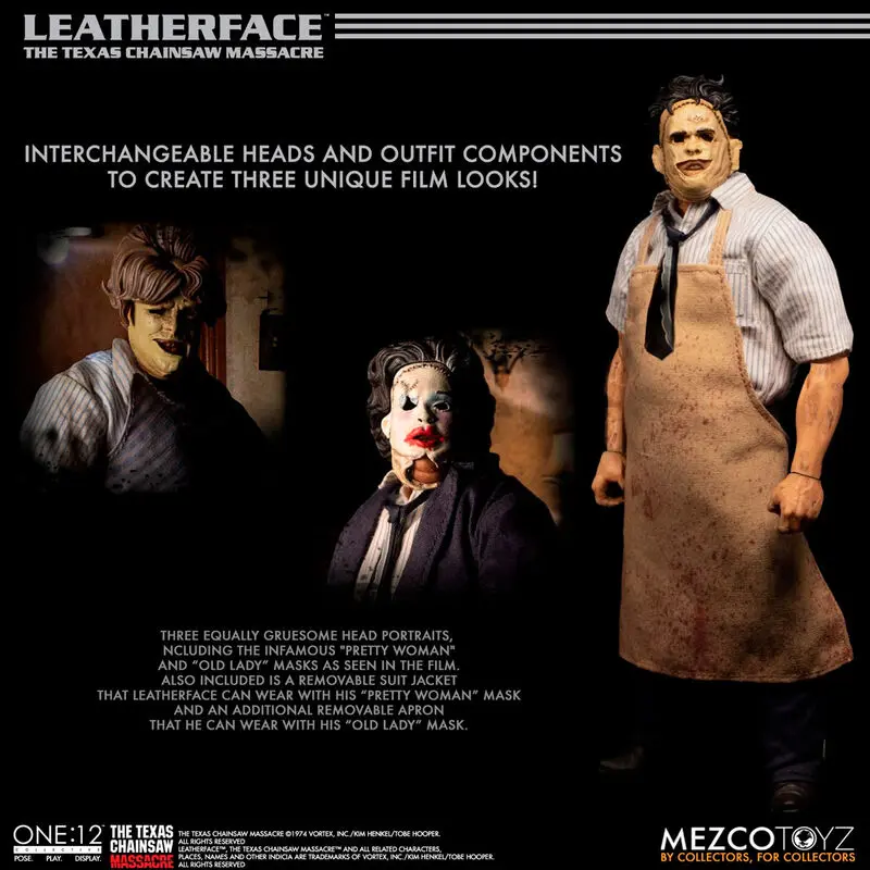 The Texas Chainsaw Massacre 1974 Leatherface Deluxe Edition figura 17cm termékfotó