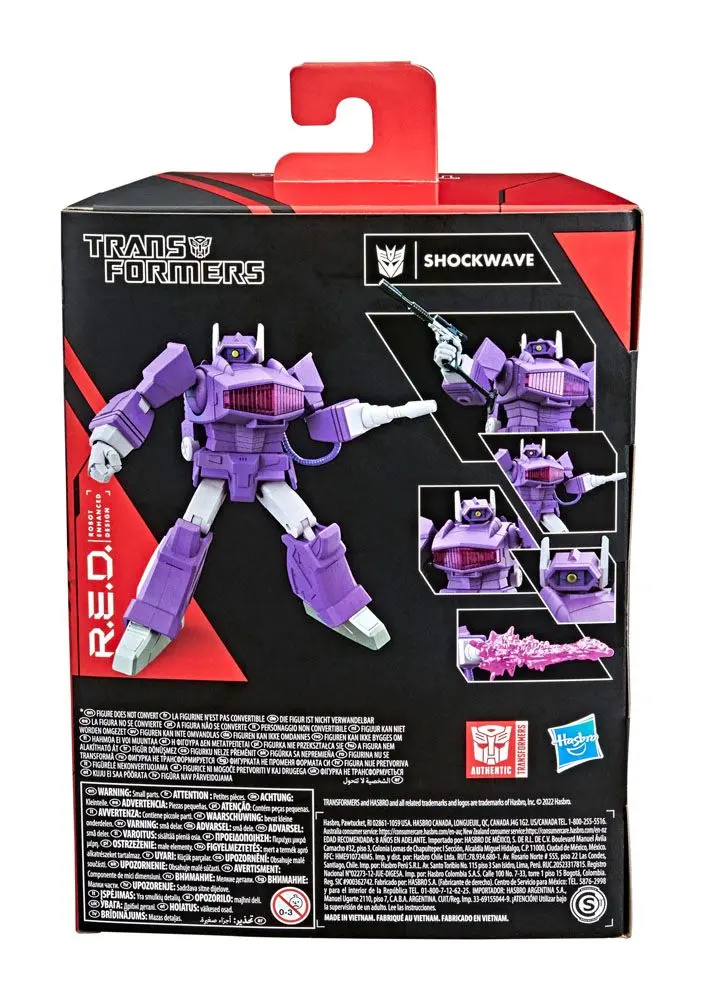 The Transformers Generations R.E.D. Shockwave akciófigura 15 cm termékfotó